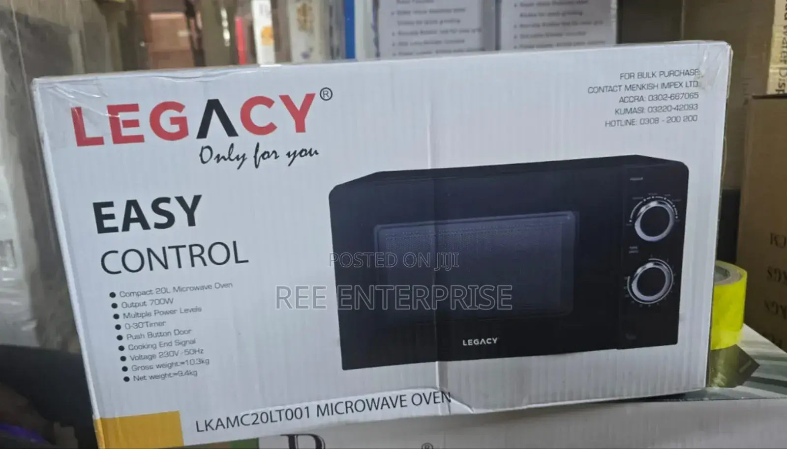 * Legacy Manual Microwave 20 Litres Brand New