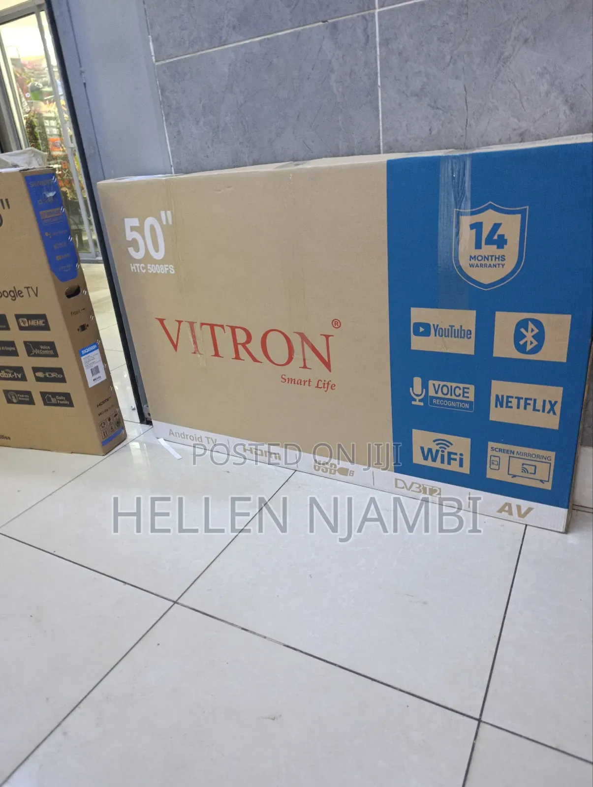 Vitron 50” Led Full Hd Smart Android Tv With Built-in Decoder Wifi