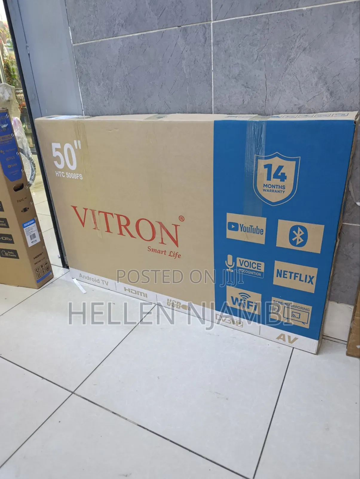 Vitron 50” Led Full Hd Smart Android Tv With Built-in Decoder Wifi