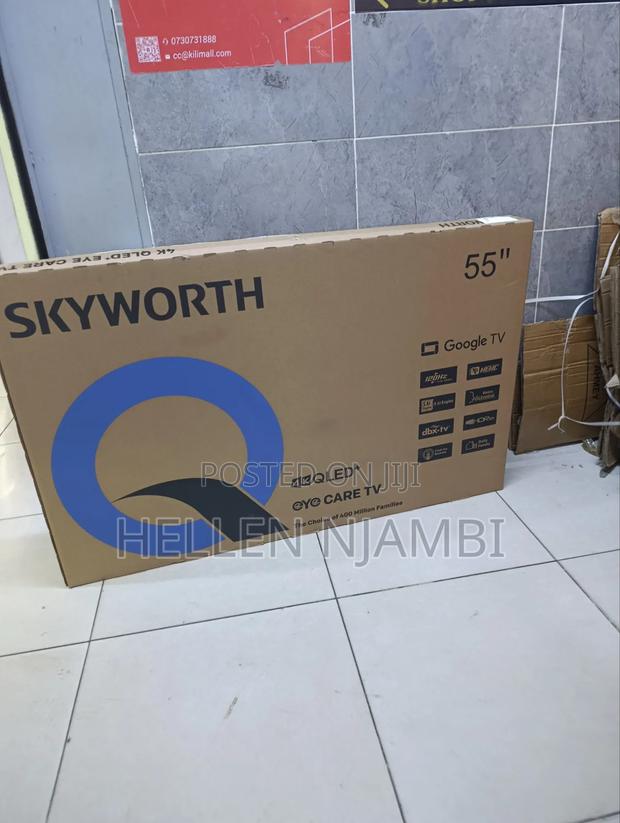Skyworth 55” Qled+ Google Tv (Eye Care Tv)