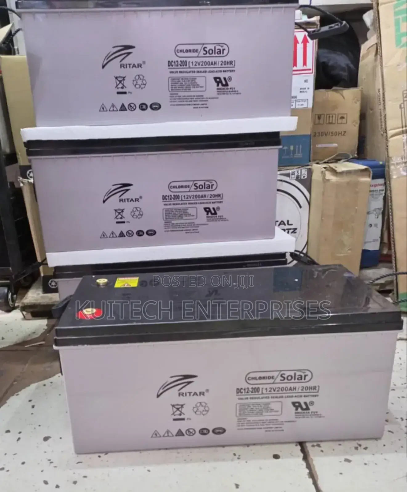200ah Solar Battery/ Ritar Deep Cycle Solar Battery