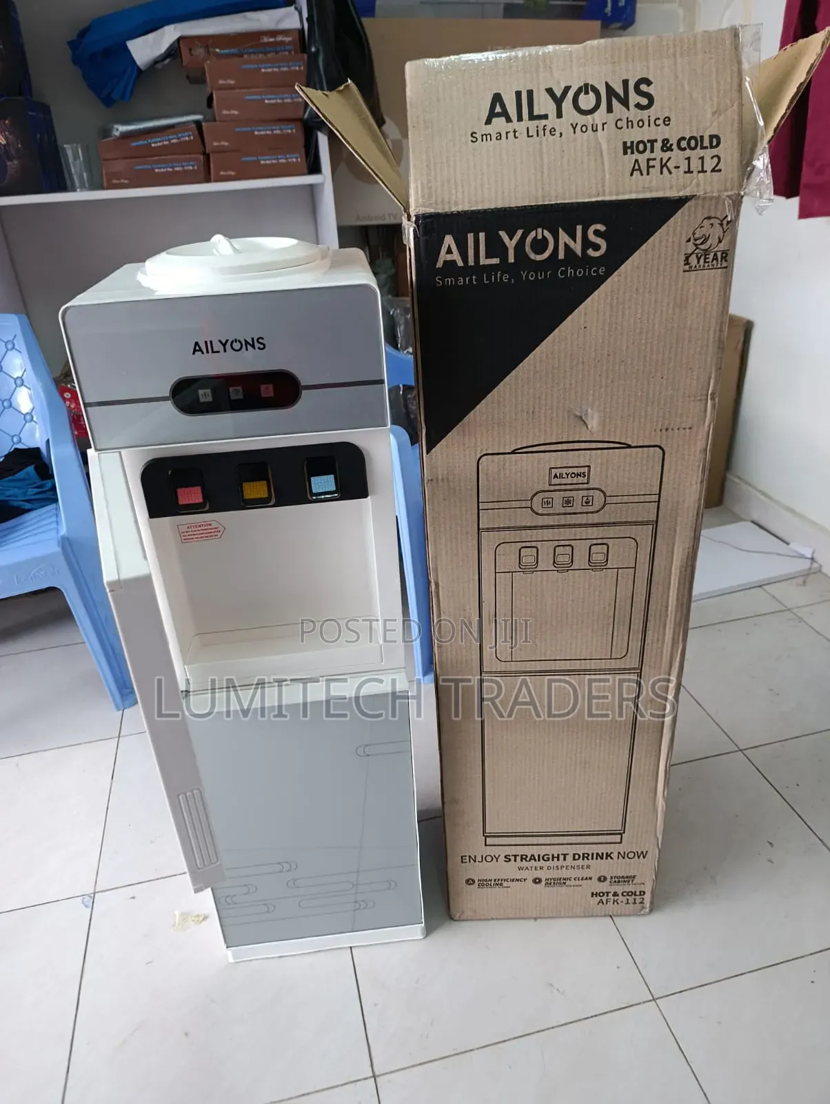 Ailyons 2 Taps Hot and Cold Water Dispenser