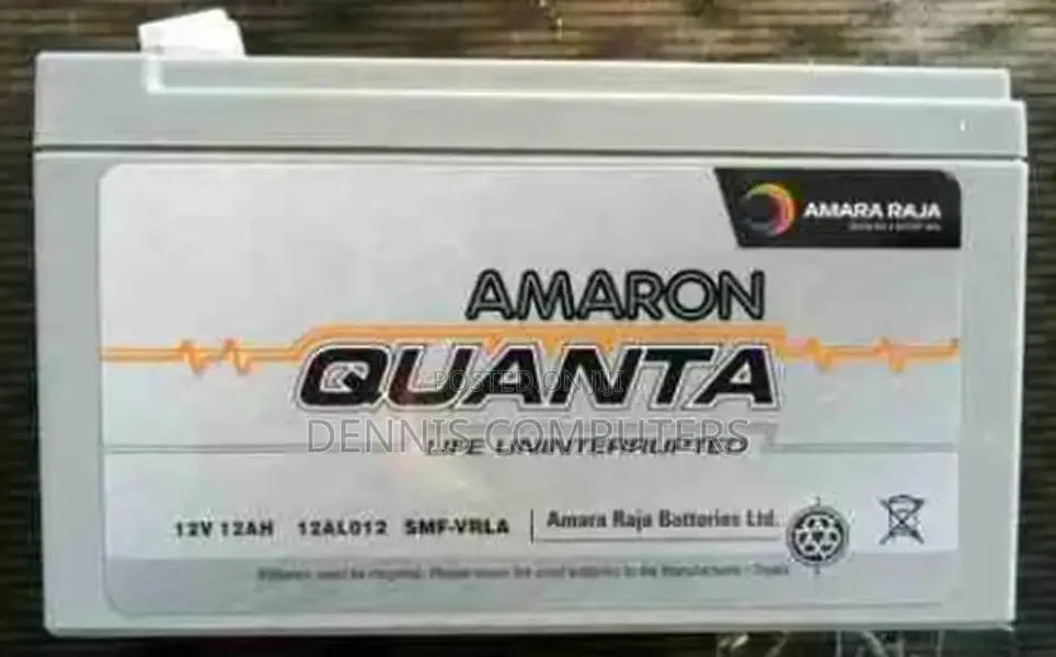 Amaron Quanta 7ah and 12v SMF Battery