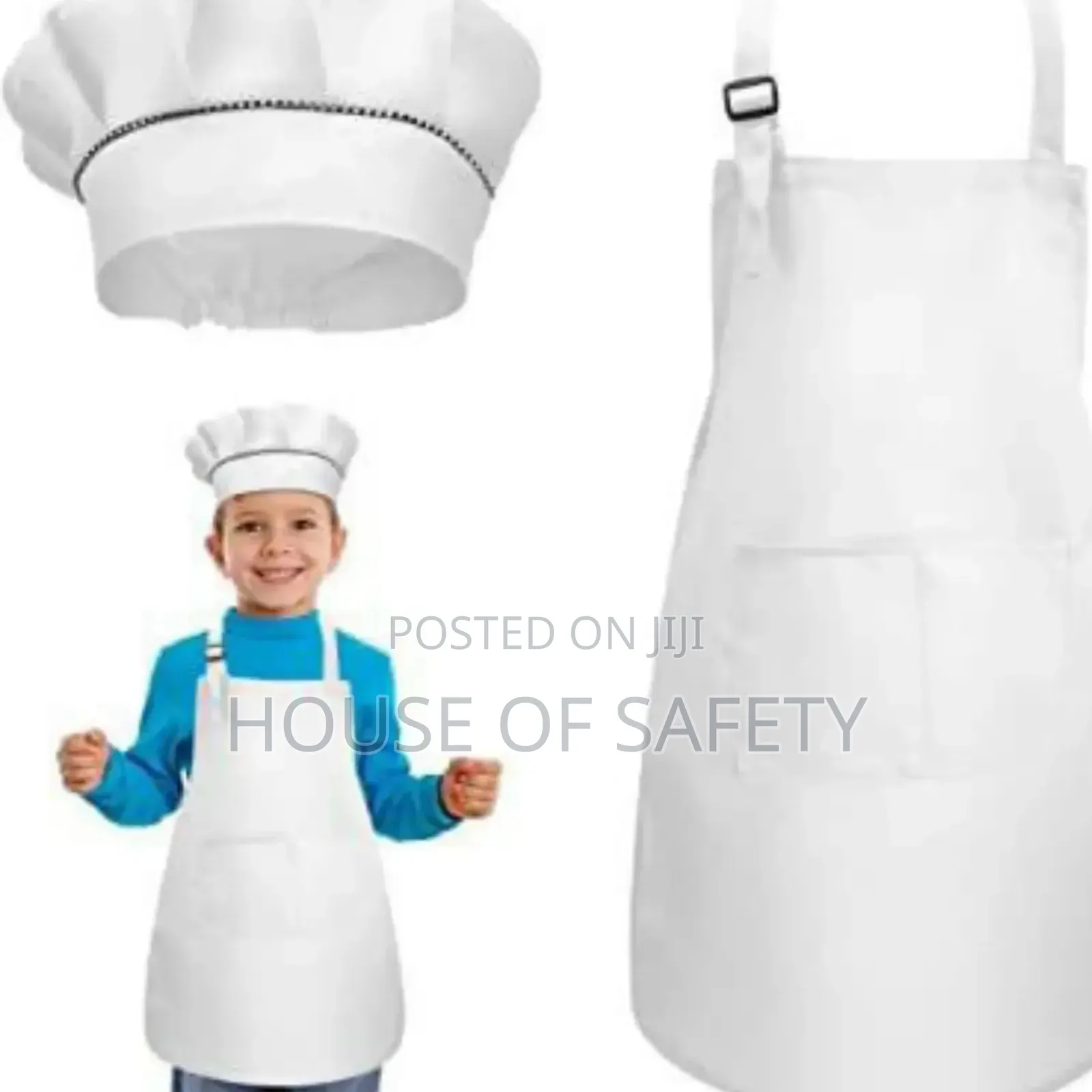 CBD Full Apron White Tetrex Fabic
