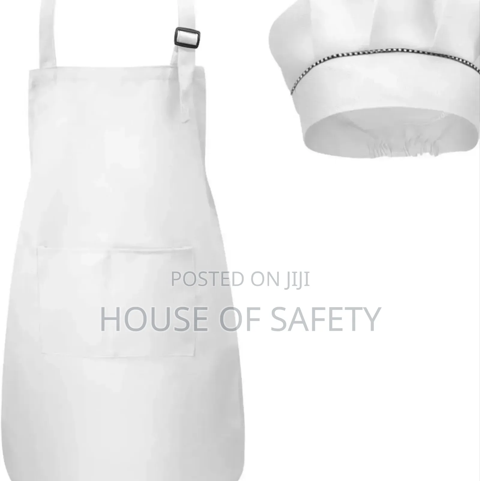 CBD Full Apron White Tetrex Fabic