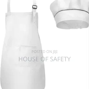 CBD Full Apron White Tetrex Fabic