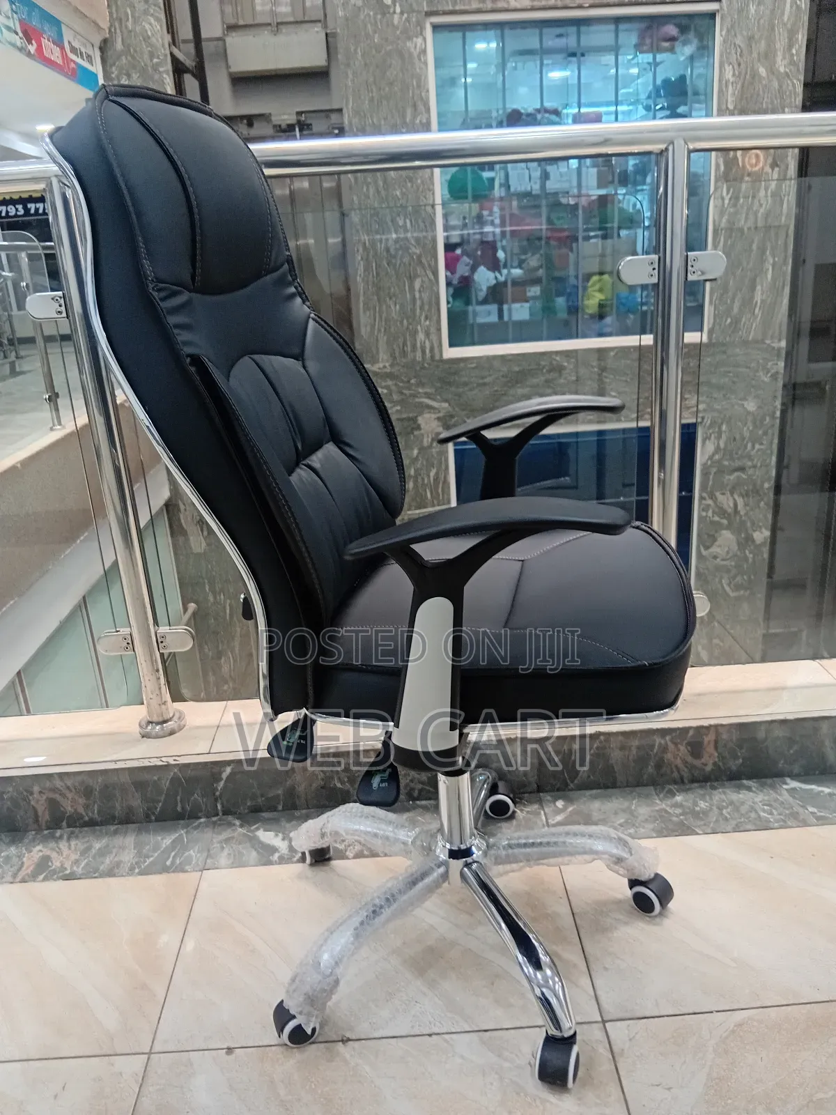 High Back Recliner Office Chair With Adjustable Backrest