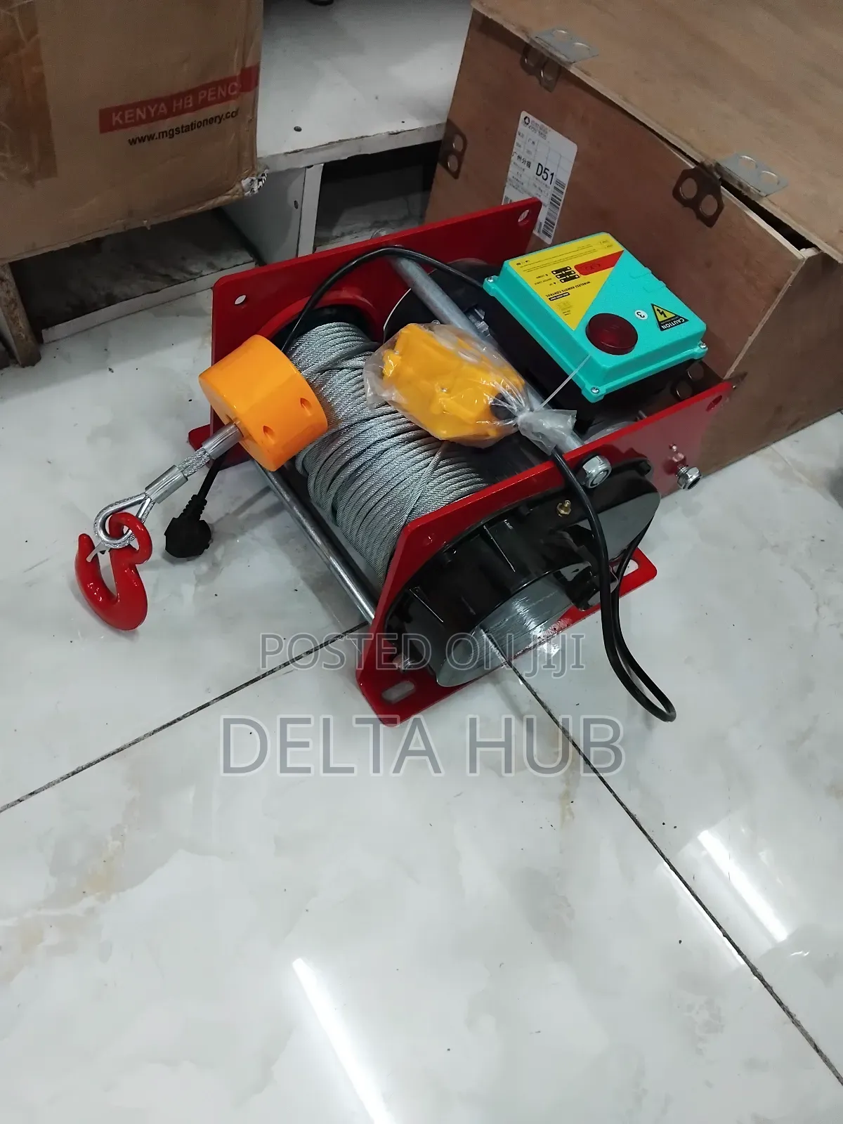 Heavy Duty 1000kg Electric Mini Wire Rope Hoist 2.2kw