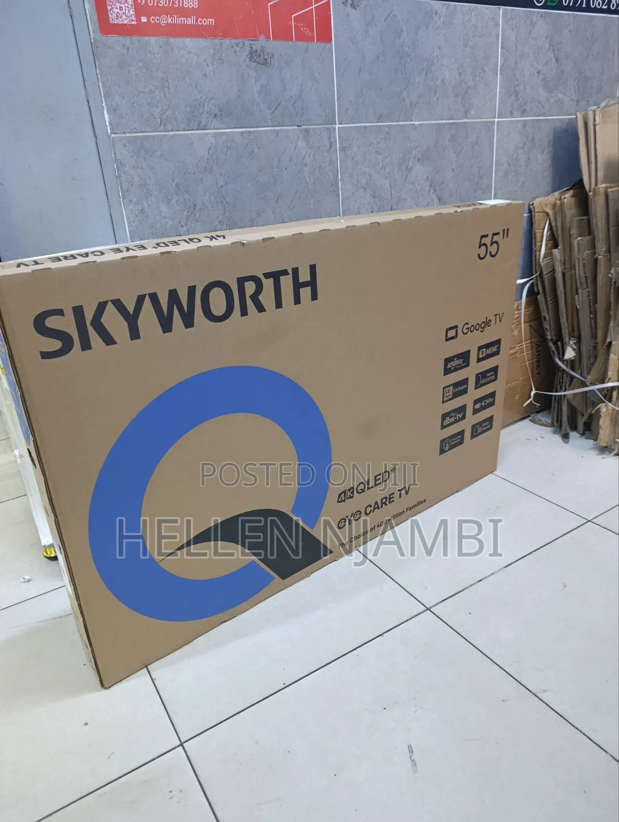 Skyworth 55inch Qled Frameless Google Tv With Eye Care