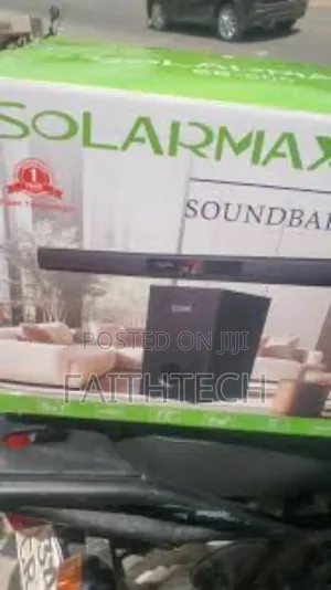 2.1ch Solarmax Soundbar Multimedia Speaker System Woofer