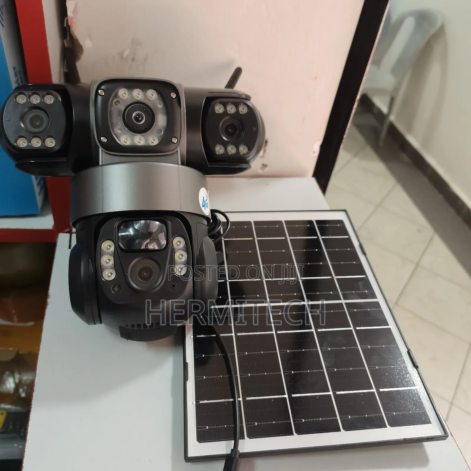 4g Triple CCTV Surveillance Cameras