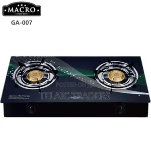 Macro Glass Top Burner 2 Burner