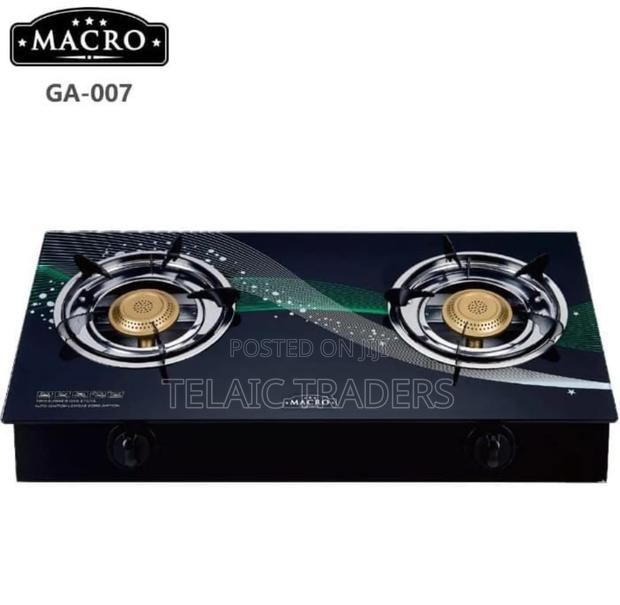 Macro Glass Top Burner 2 Burner