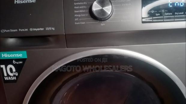 Grey Hisense 10kgs Wash And Dry
