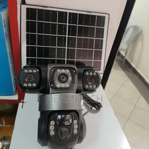 Solar Surveillance 4g Cameras 3lens 3 Screen
