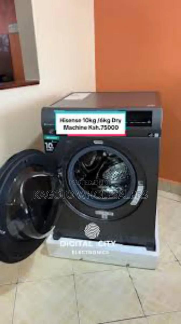 Colour Grey Hisense 10kgs Wash And Dry