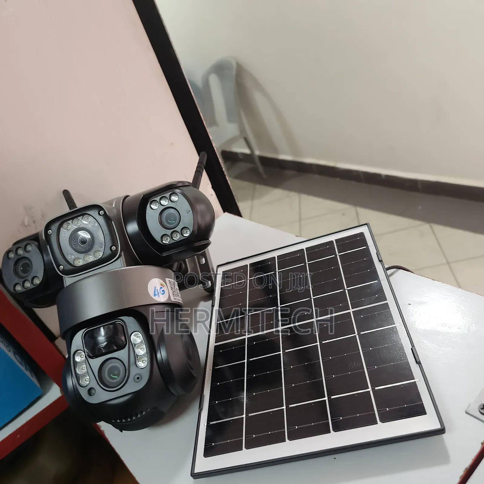 3 Lens 4g Surveillance Cameras With Alarm Push