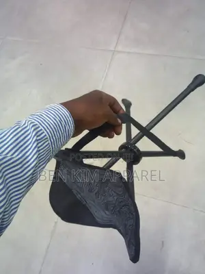 1 Kg Portable Foldable Camping Stool 60 Cms 43cms Height 110kgs Max