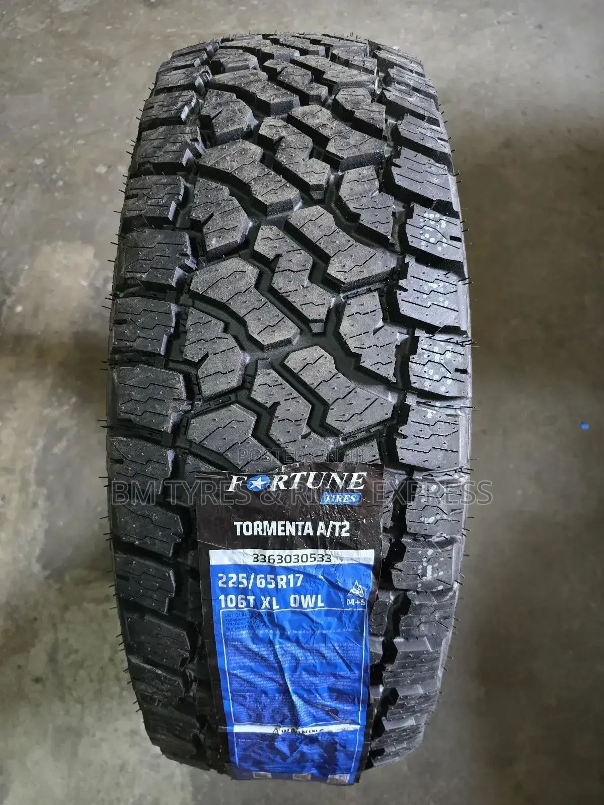 225 /65 R17 Fortune Tyres (All Terrein)