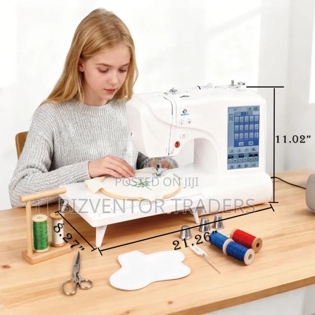 Compact Es5 Home Embroidery Machine – High Quality Stitching - thumbnail 2