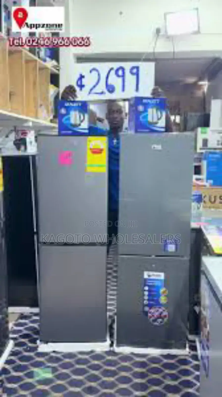 Restcked Stock Volsmart 172l Fridge