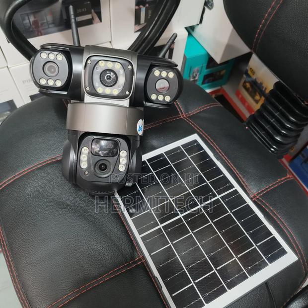 3screens 3lens Solar Powered CCTV Camera - thumbnail 3