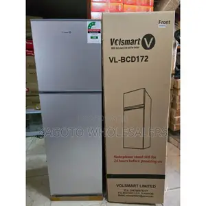Silver Volsmart 172l Fridge. 2 Doors
