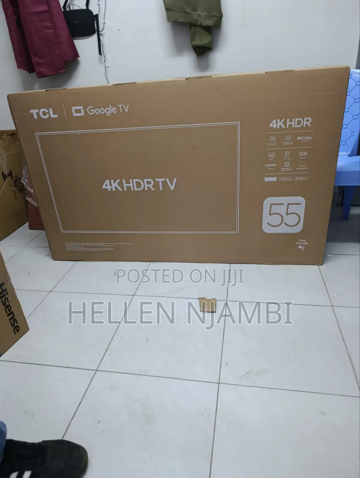 TCL 55” Uhd HDR Led Tv – Built-in Google Tv
