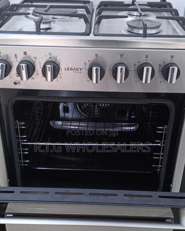 Legacy 60x60 3+1 Cooker With Cast Iron Grill Turbo Oven