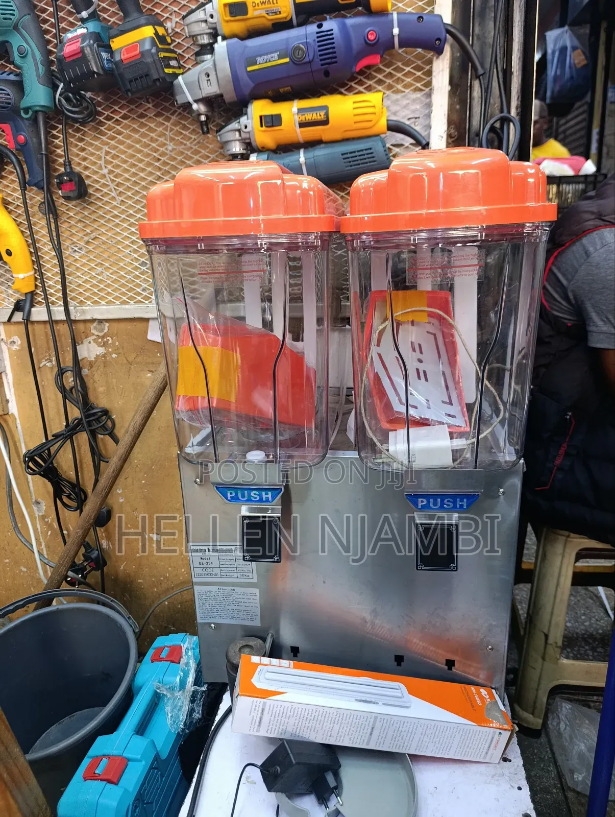 2 Column Commercial Juice Dispenser