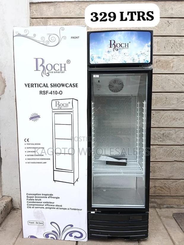 With Warranty Roch 329l Display Fridge