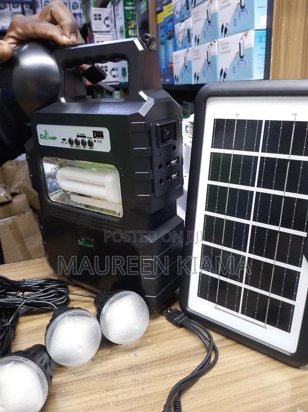 Cc Lamp With Radio, in-Built Solar Panel and Standalone Solar Lanel - thumbnail 3