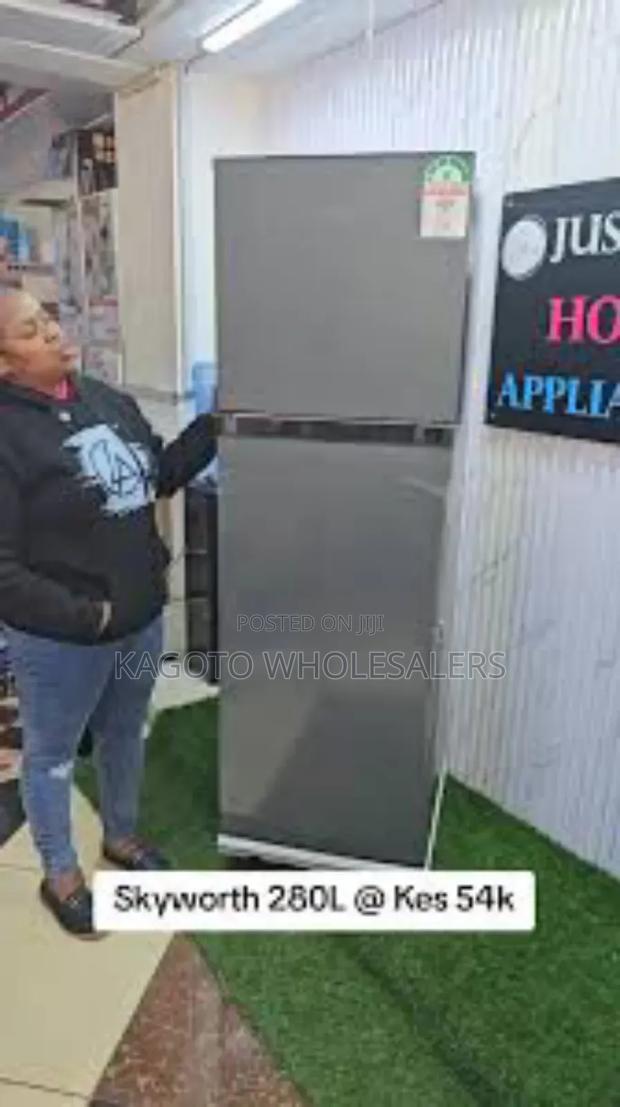 Pay On Delivery Skyworth 280l Fridge