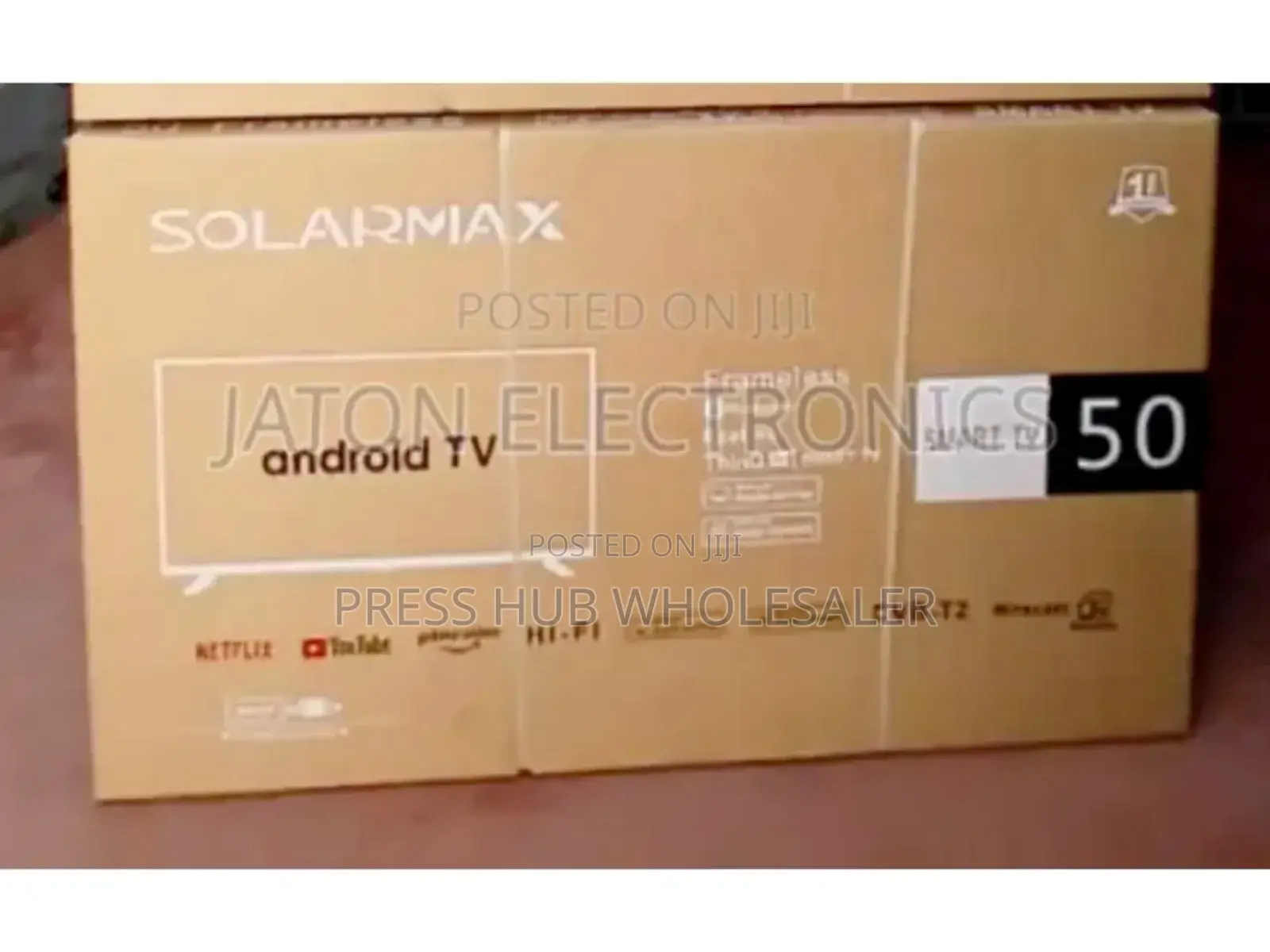 Solarmax 50-Inch Smart Android Tv.