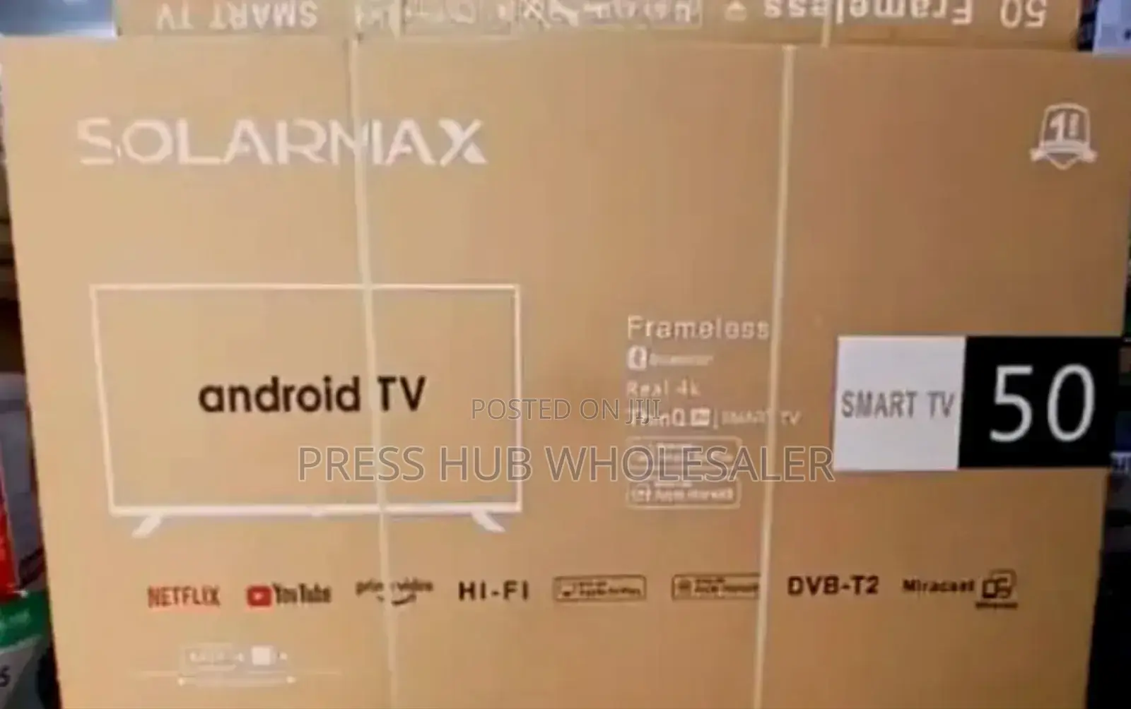Solarmax 50 Inch Smart Android Tv" 'F