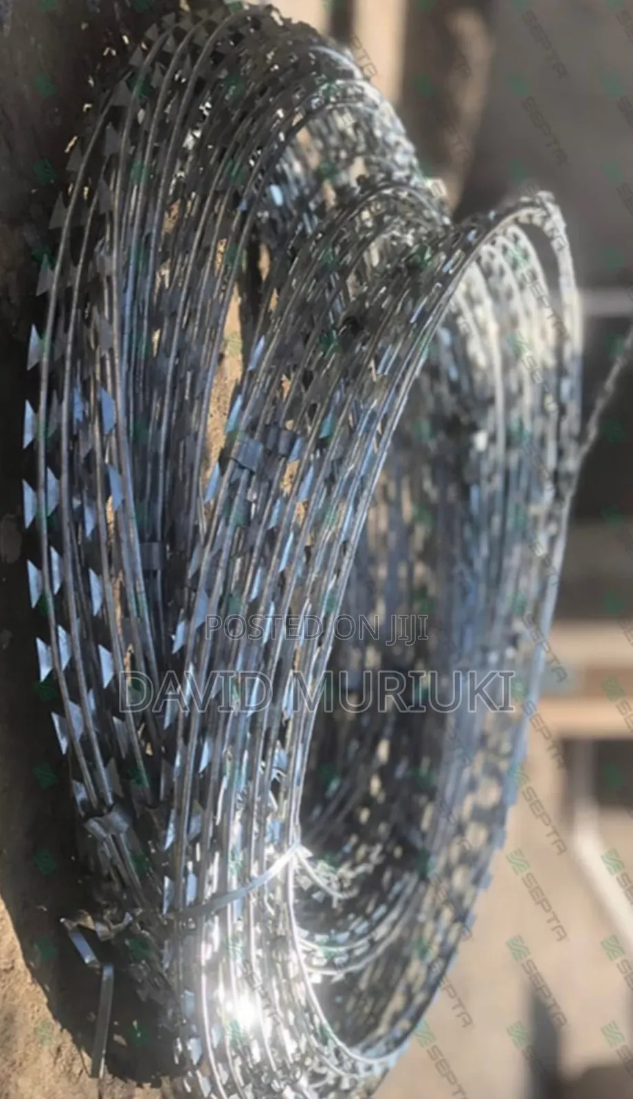 Galvanised Razor Wires