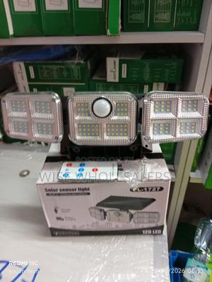 Led Solar Motion Sensor Streetlight With 3 Heads Adjustable Light√^ - thumbnail 2