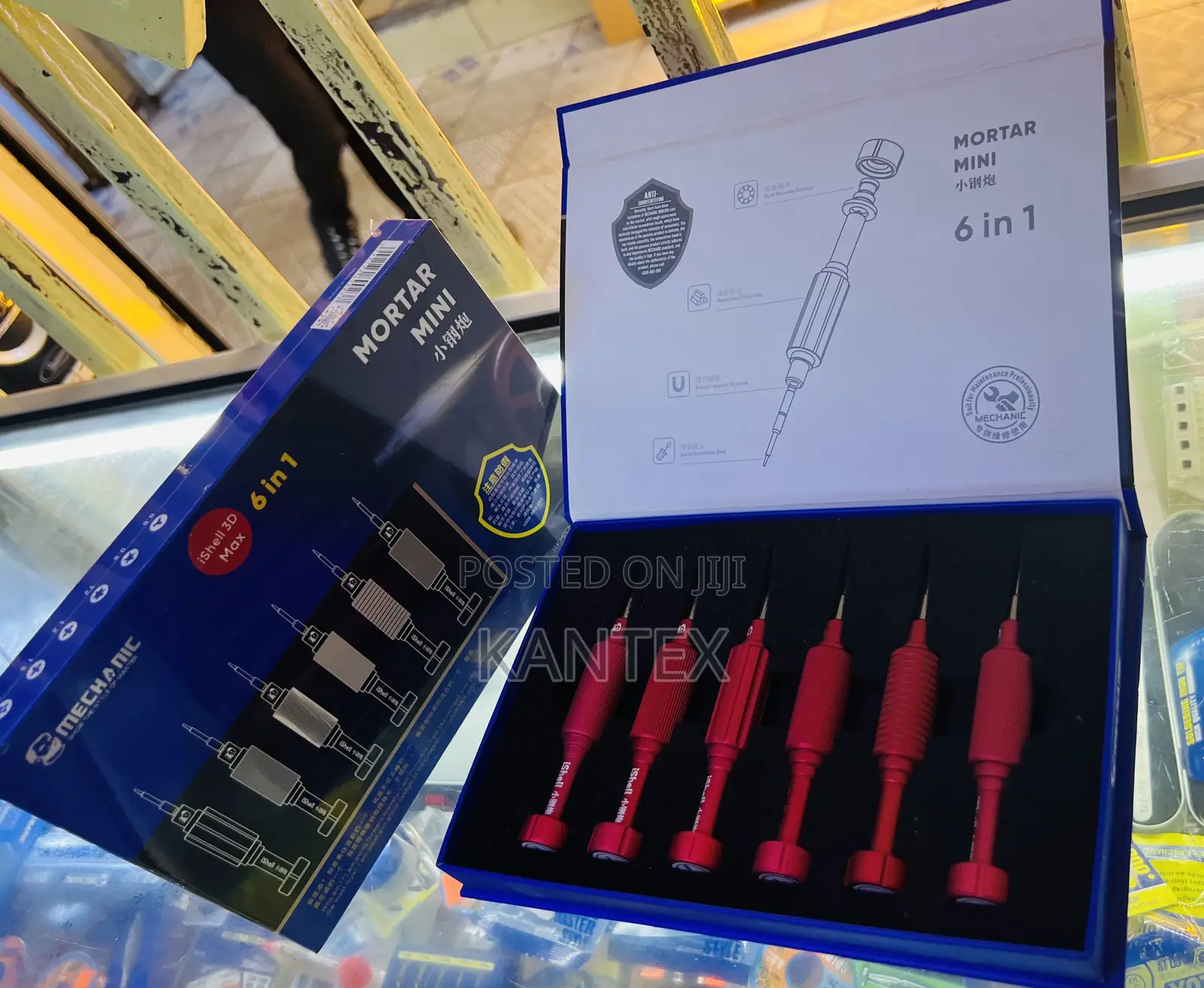 Mechanic Screwdriver Ishell 3d Max Mortar Mini 6 in 1 Screw Driver