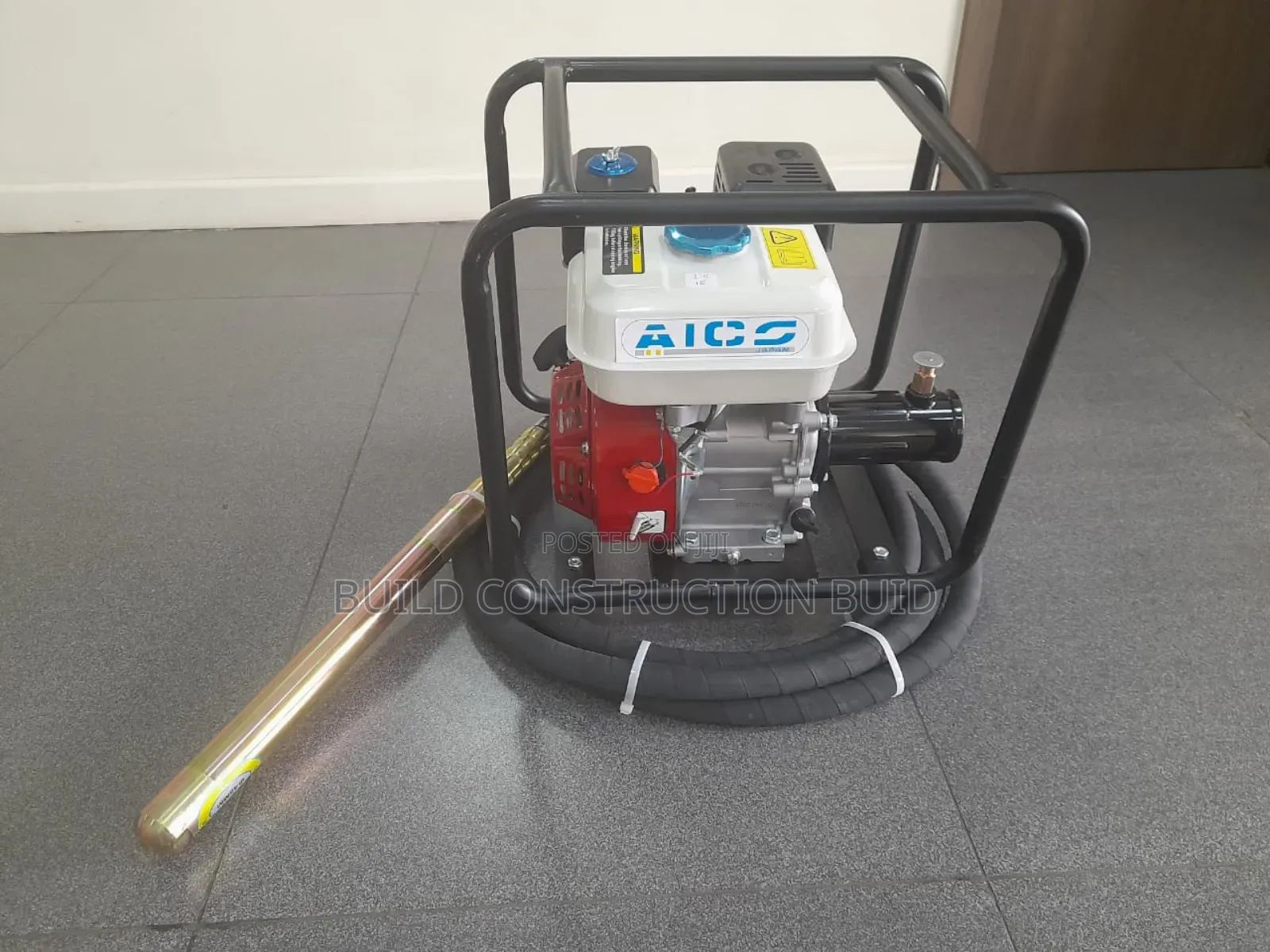 Aico Petrol Concrete Poker Vibrator With 45mm Poker Shaft.