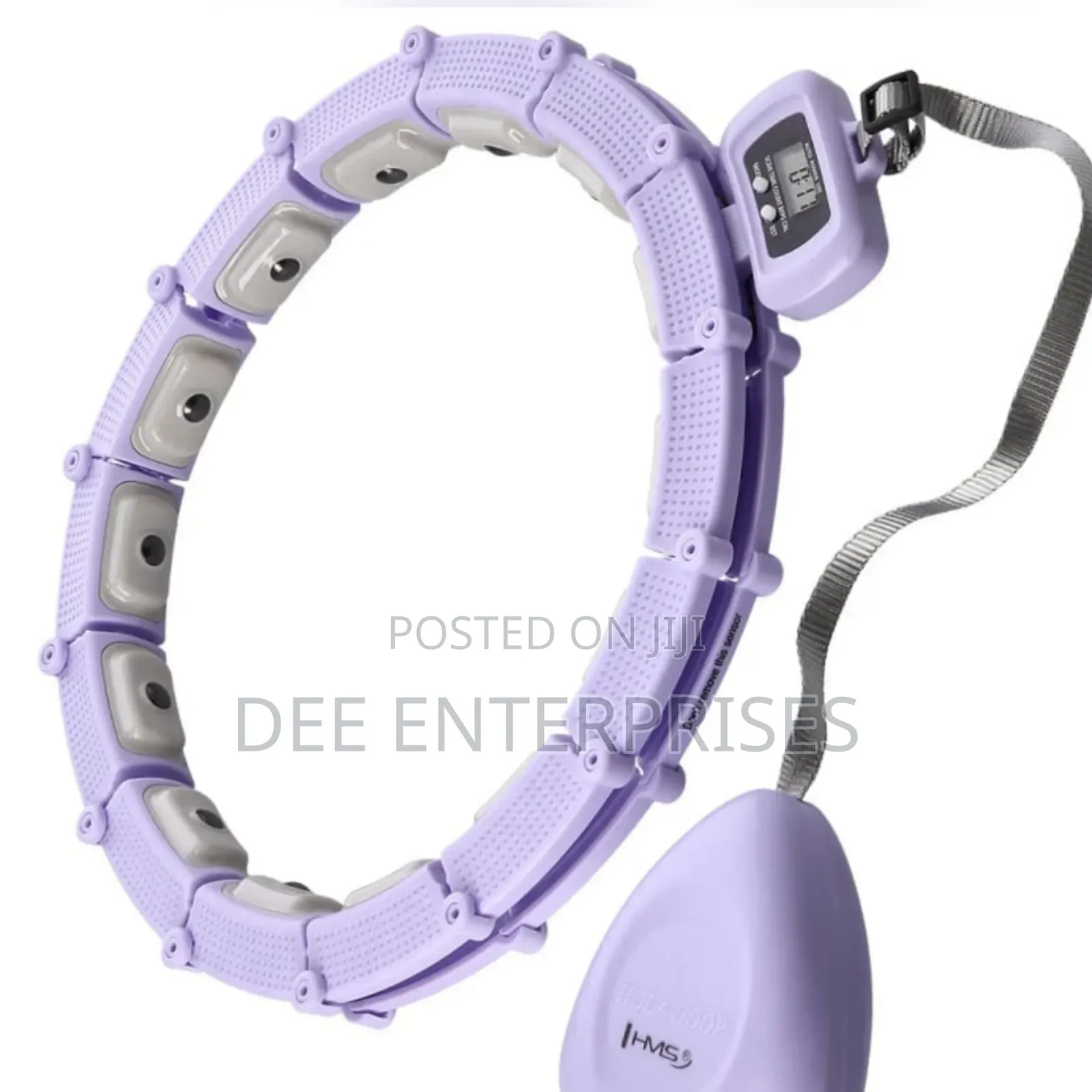 Adjustable Weighted Hula Hoop With a Timer