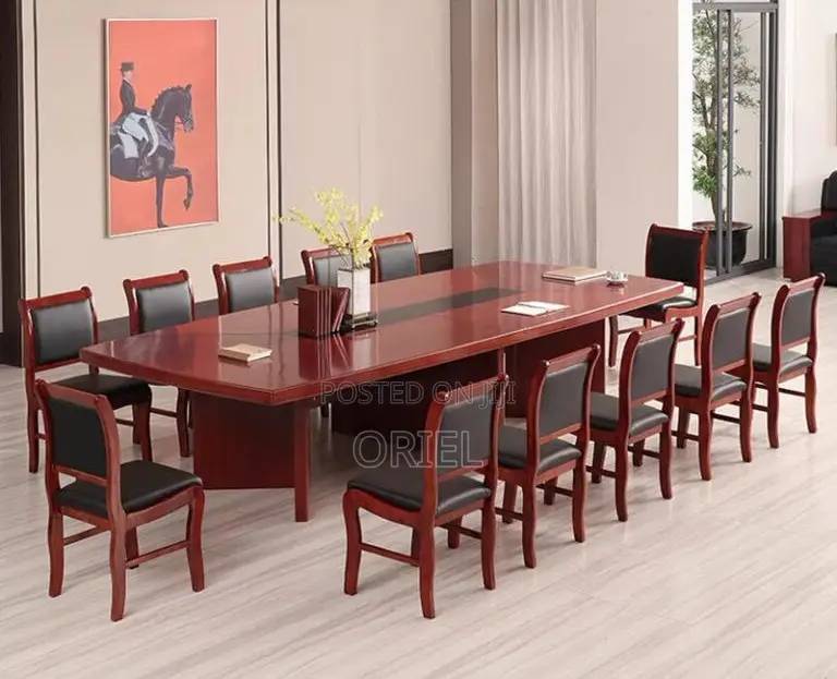 Boardroom Table : Modern Mahogany Office Conference Meeting Table