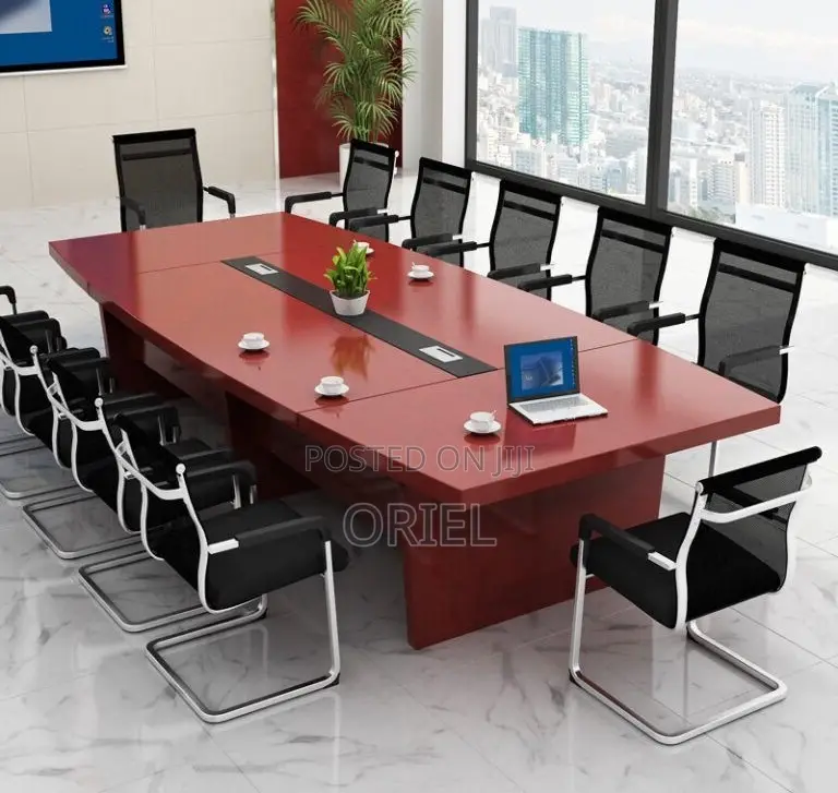 Boardroom Table : Modern Mahogany Office Conference Meeting Table