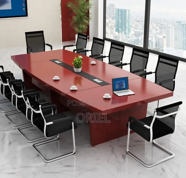 Boardroom Table : Modern Mahogany Office Conference Meeting Table