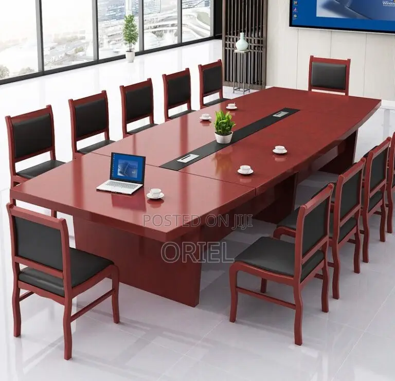Boardroom Table : Modern Mahogany Office Conference Meeting Table
