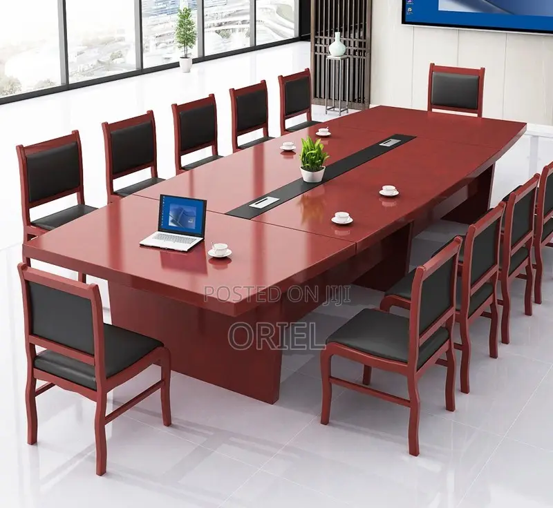 Boardroom Table : Modern Mahogany Office Conference Meeting Table