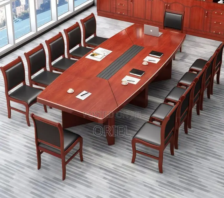 Boardroom Table : Modern Mahogany Office Conference Meeting Table