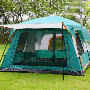 Large 5–12 Person Family Camping Tent Waterproof