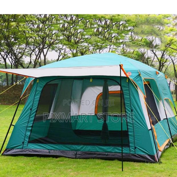 Spacious Multi-Room Outdoor Family Tent 12p