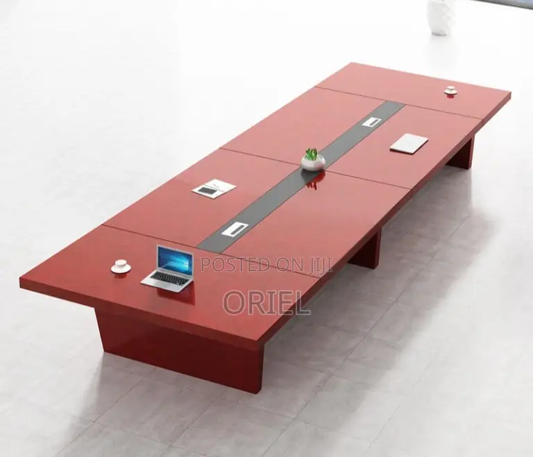 Boardroom Table : Modern Mahogany Office Conference Meeting Table