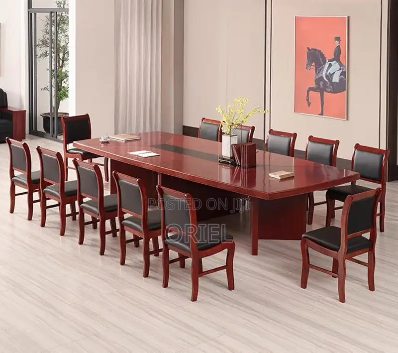 Boardroom Table : Modern Mahogany Office Conference Meeting Table